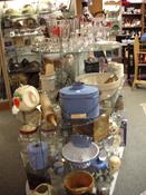 Over 50 pcs. of  Blue & White Enamelware
