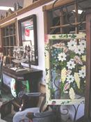 Hand Paint Window 28 3/4" x 18 5/8" $45.00