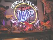 Miller Lite Neon Sign 24"x28" $295.00