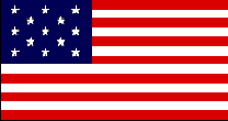 The 13 Stars First Official Flag