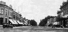 Early view of Main Street looking South from center of town