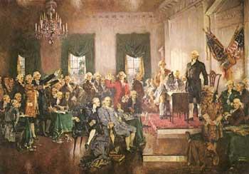 the signing of the Constitution