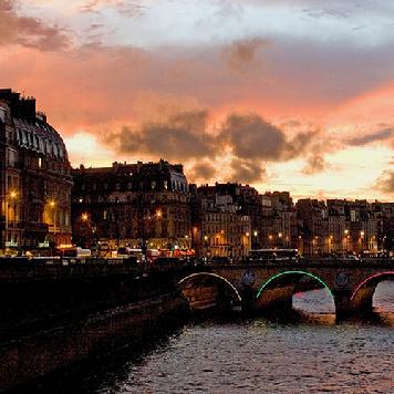 Notre Dame at Twilight, Paris