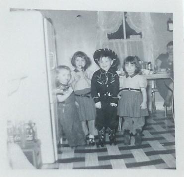 My 1953 Birthday Party. I'm a 5 year old Hop-a-long Cassidy.