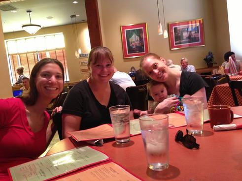 Brunch with my girls! � with Cari Rohe and Jennifer Reed.