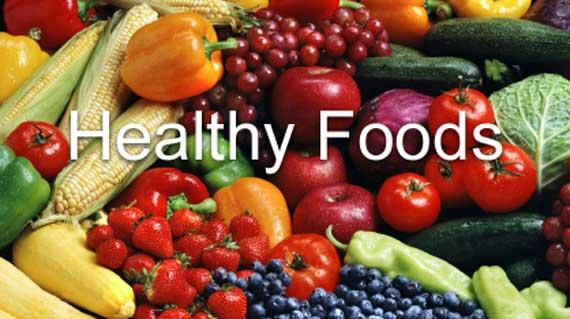 Click Here for our web page on Healthy Food...