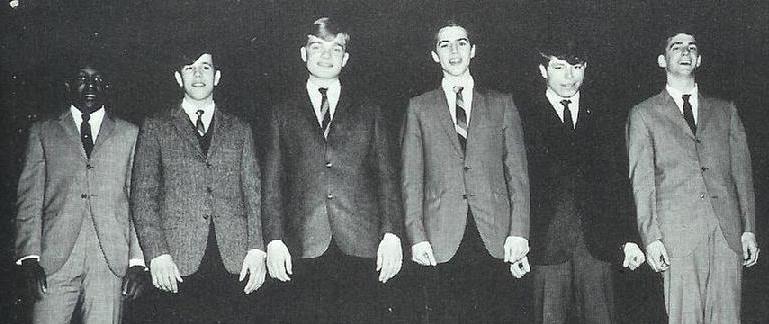 North High School Class of '66 Sno-King Finalists were Steven Sudduth, Terry Tompkins, Ken Johnsen, Tom DeMars, Dennis Kollodge & John Sullivan