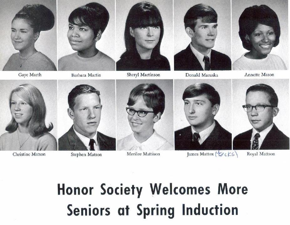 North High School Class of 1967