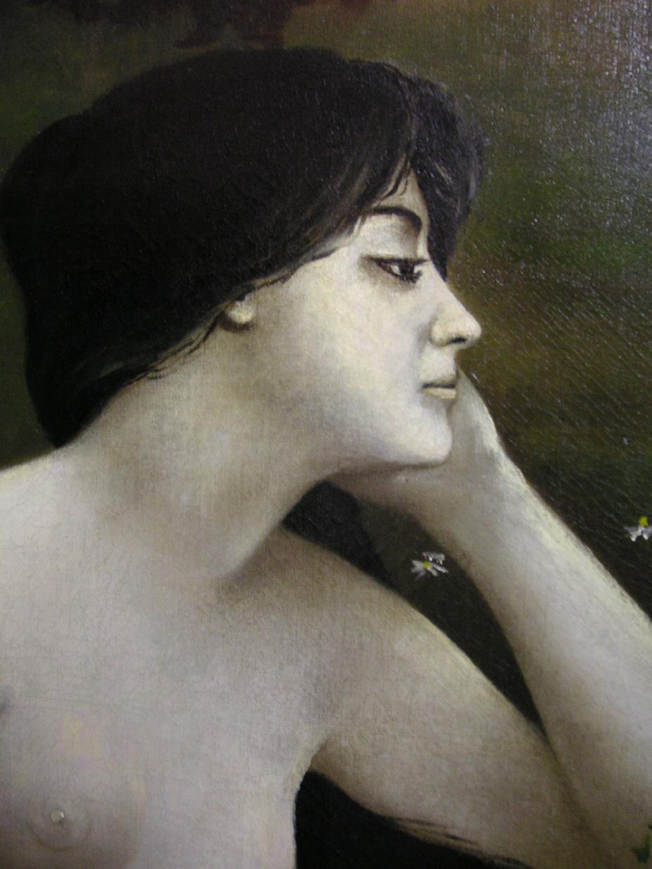 Click here for The Portrait of a Nude Lady by Henry Carling